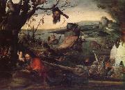 Mandyn, Jan Landscape wtih the Legend of St.Christopher oil painting reproduction